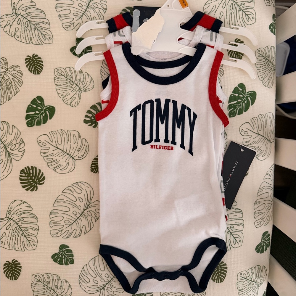 Tommy Hilfiger 0-3m Bodysuits - 3 Pack Brand New